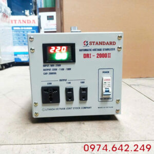 Ổn Áp Standard 1 Pha 2KVA DRI - 2000 II