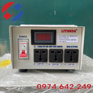 Biến Áp Chỉnh Lưu 2KVA Vào 220VAC Ra 110VDC/220VDC