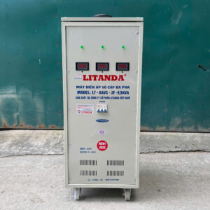 Biến Áp Vô Cấp 9,9KVA 3 Pha Vào 400VAC Ra 0~430VAC Dây Đồng