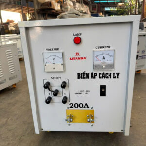Biến Áp 5KVA 220V Ra 12VDC 200A Dây Đồng