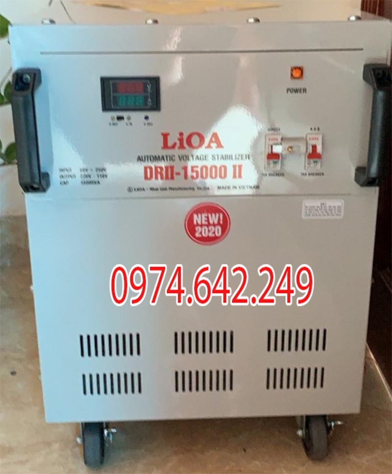 Ổn áp Lioa 15kVA 1 pha DRII - 15000II