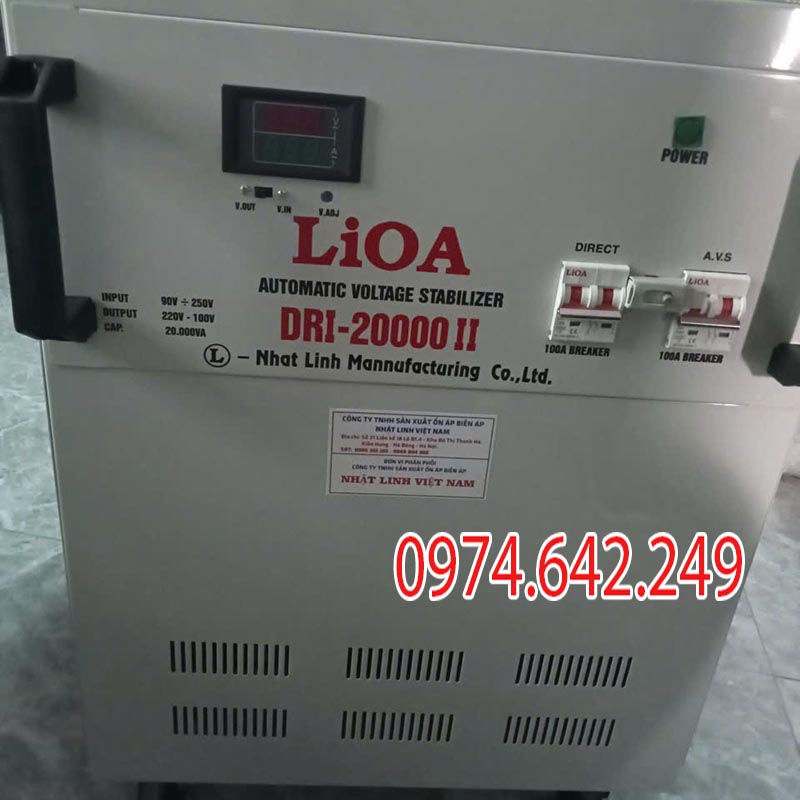 Ổn áp LiOA 1 pha DRI - 20000II