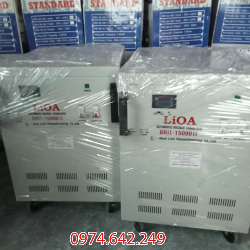 Ổn áp 15KVA 1 pha Lioa DRII - 15000II