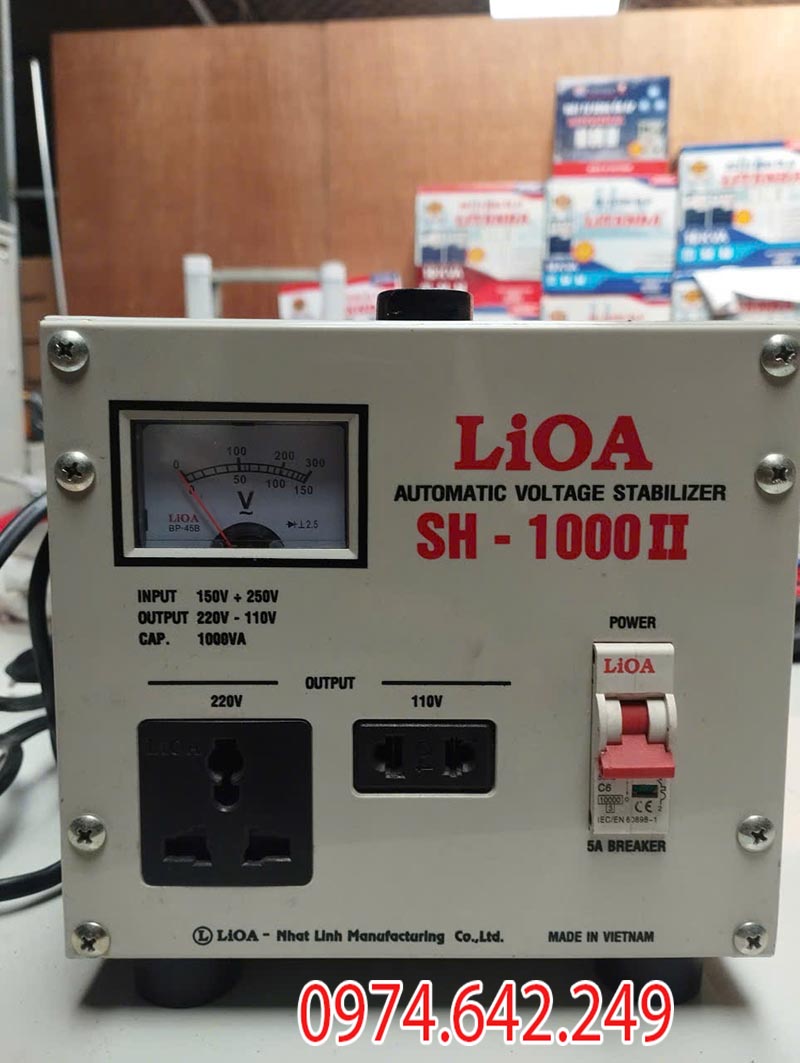 Ổn áp 1 pha LiOA SH - 1000II
