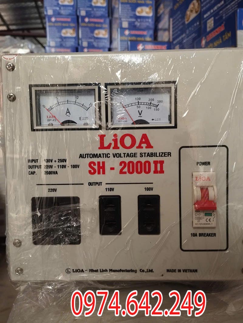 Ổn áp LiOA 1 pha SH - 2000II