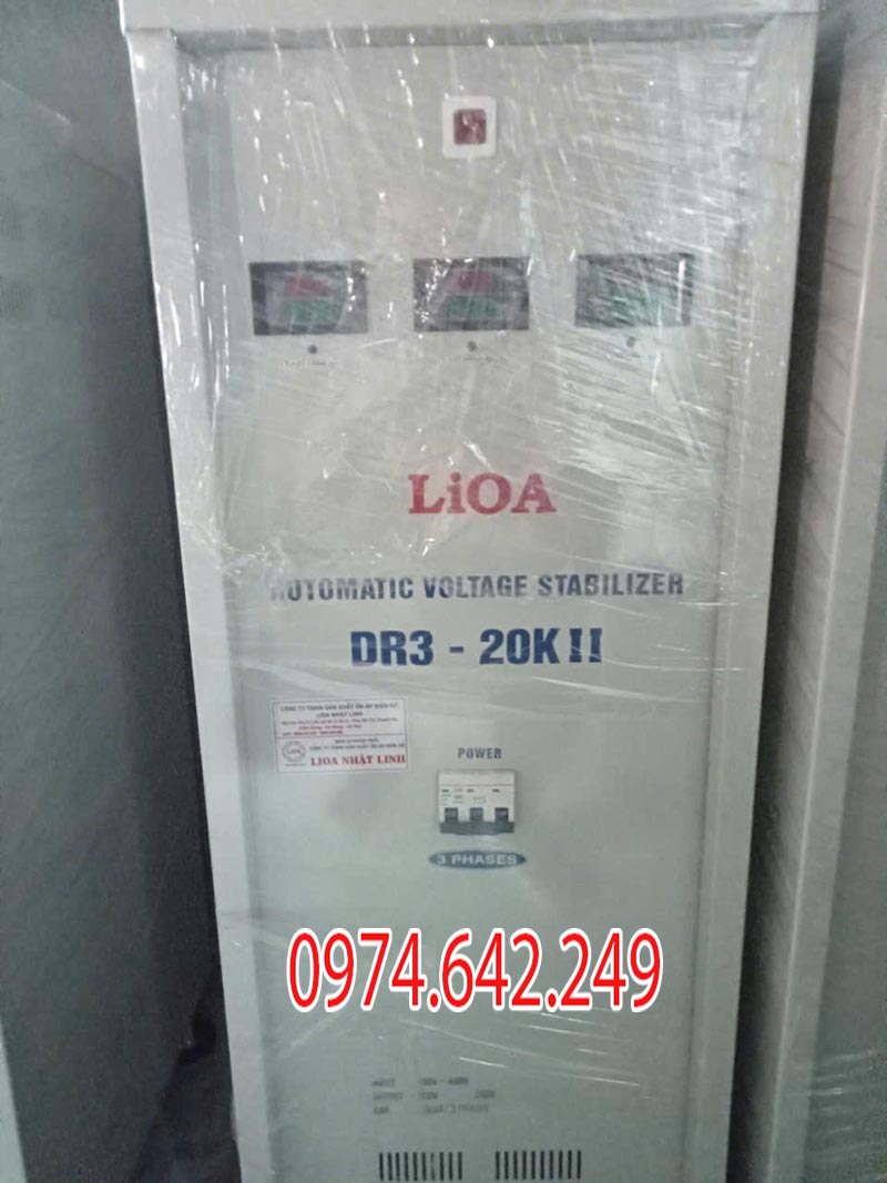 Ổn áp 3 pha 20kVA Lioa DR3 - 20KII