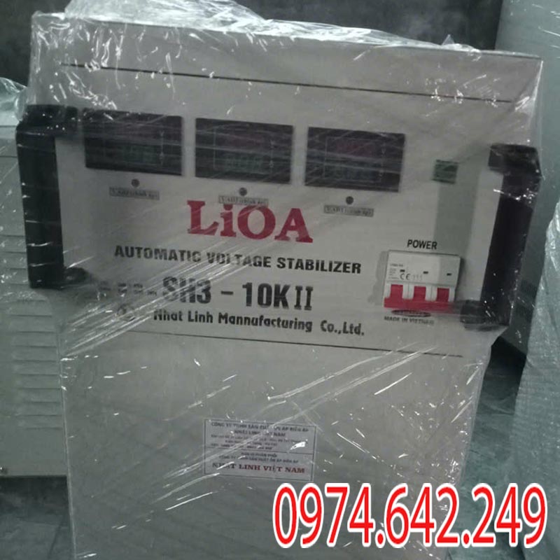 Máy ổn áp Lioa 1 pha 10KVA SH3 - 10KII