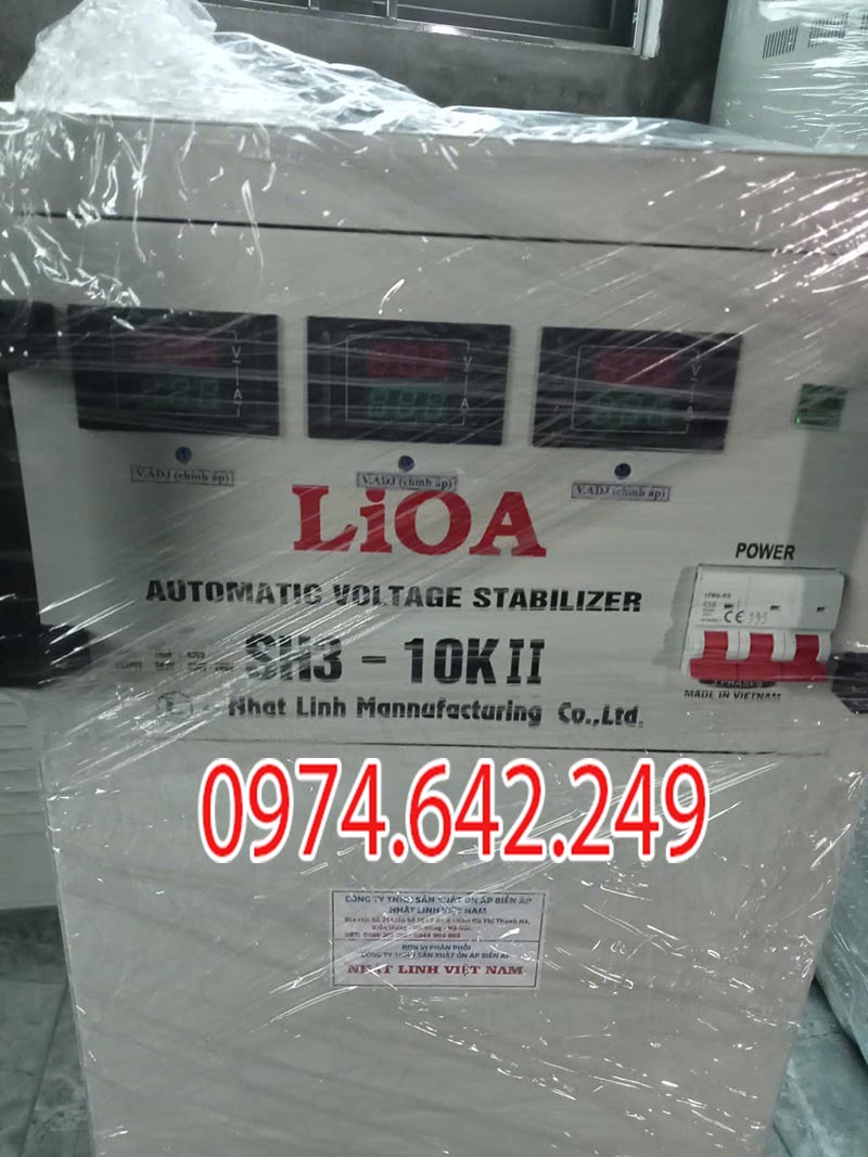 Ổn áp Lioa 10kVA 3 pha SH3 - 10KII