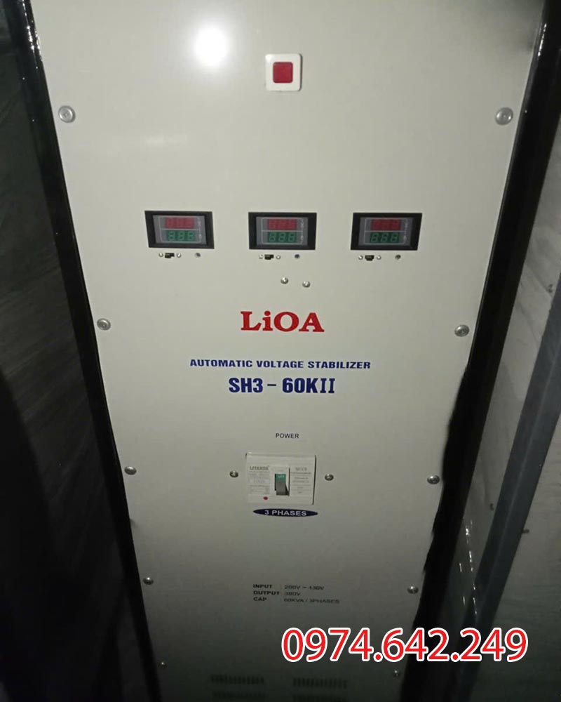 Ổn áp Lioa 3 pha dùng trong công nghiệp