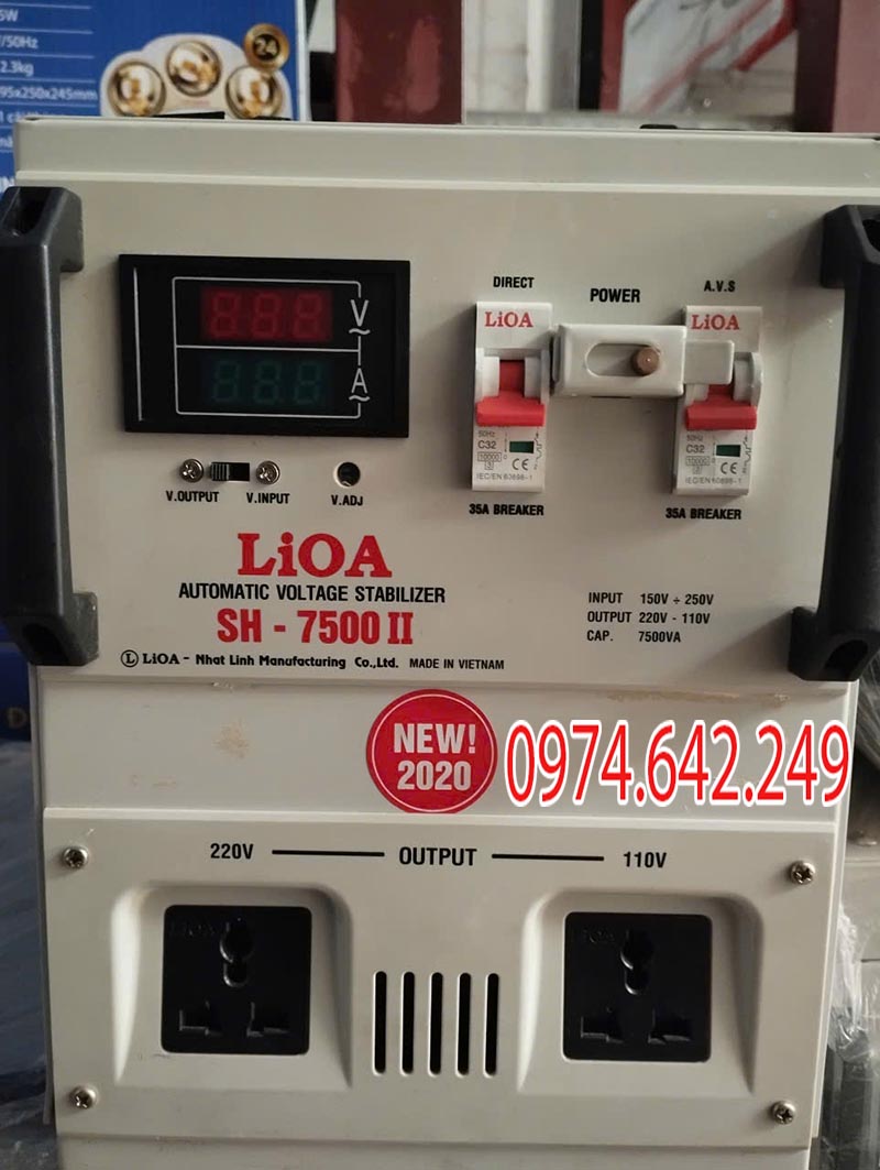 Ổn áp LiOA 7.5kVA 1 pha