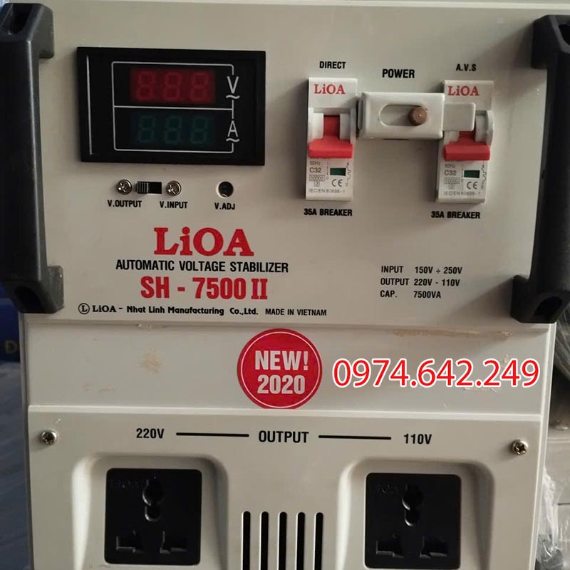Kiểm tra kỹ thông số kỹ thuật trước khi mua ổn áp 7.5kVA