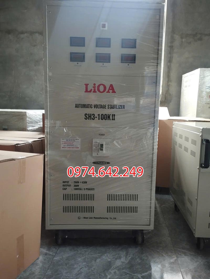 Ổn áp LiOA 100kVA 3 pha SH3 - 100kII