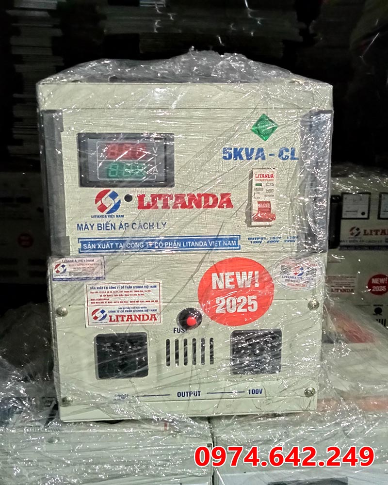 Biến áp cách ly 5kVA-CL Litanda