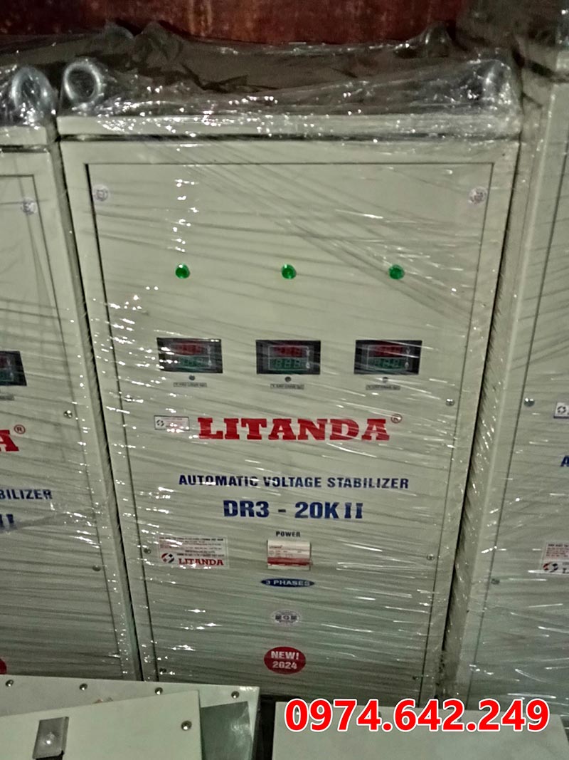 Ổn áp 3 pha 20kVA thương hiệu Litanda