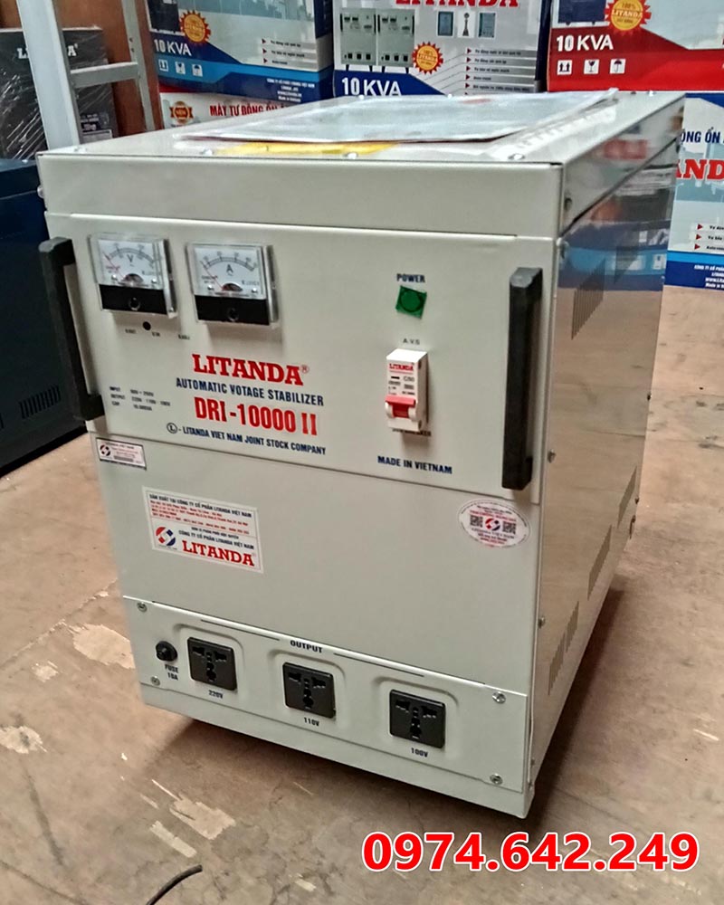 Ổn áp 1 pha Litanda DRI - 10000II
