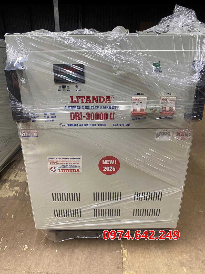 Ổn áp 30kVA 1 pha Litanda DRI - 30000II