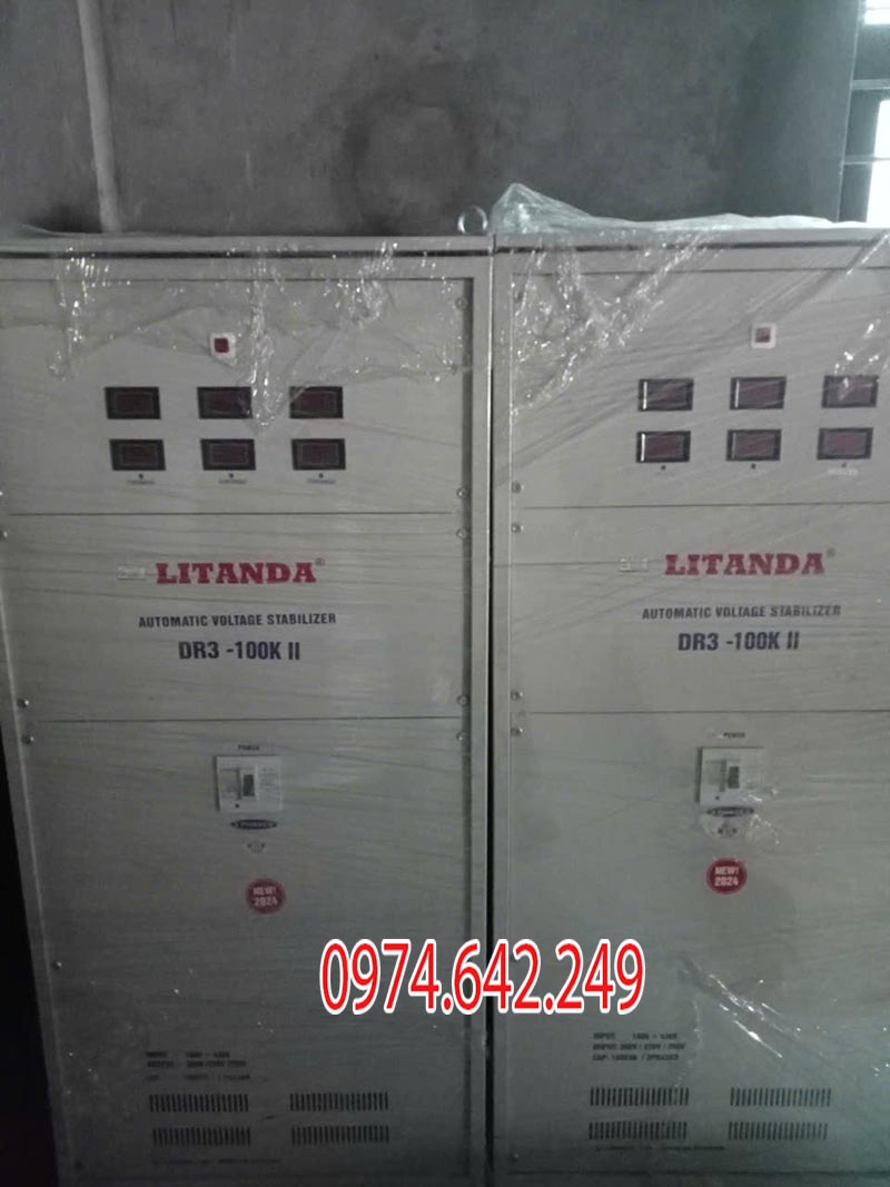 Ổn áp 3 pha 100kVA Litanda DR3 - 100KII