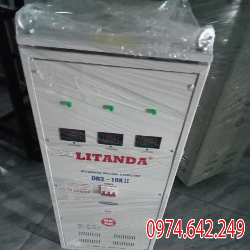 Máy ổn áp Litanda 3 pha 10KVA DR3 - 10KII