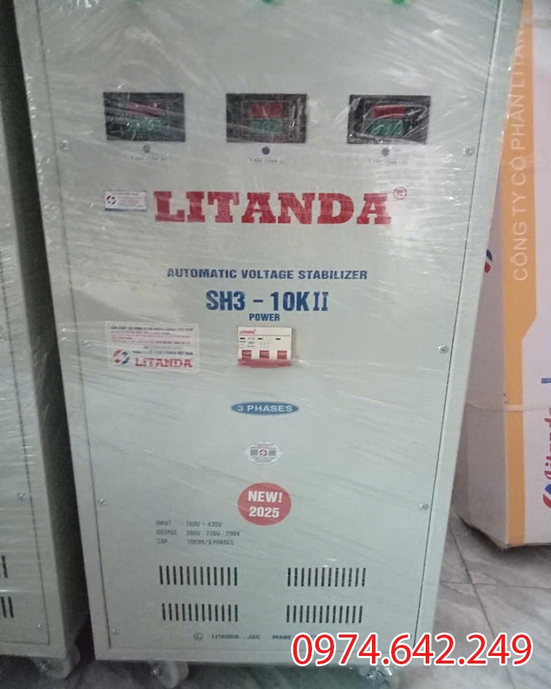 Ổn áp 3 pha Litanda Sh3 - 10KII