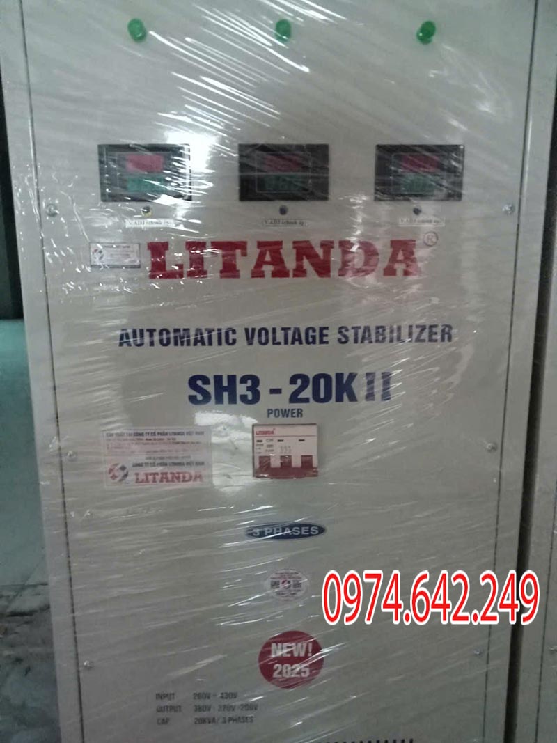 Ổn áp 3 pha 20kVA Litanda SH3 - 20KII