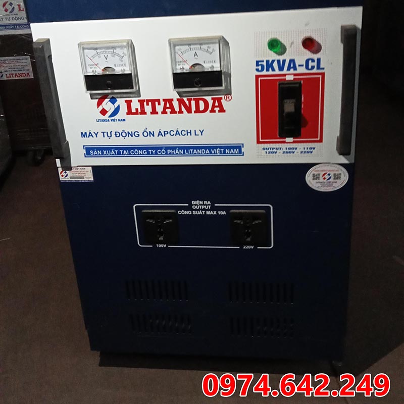 Ổn áp 5kVA Litanda cách ly 