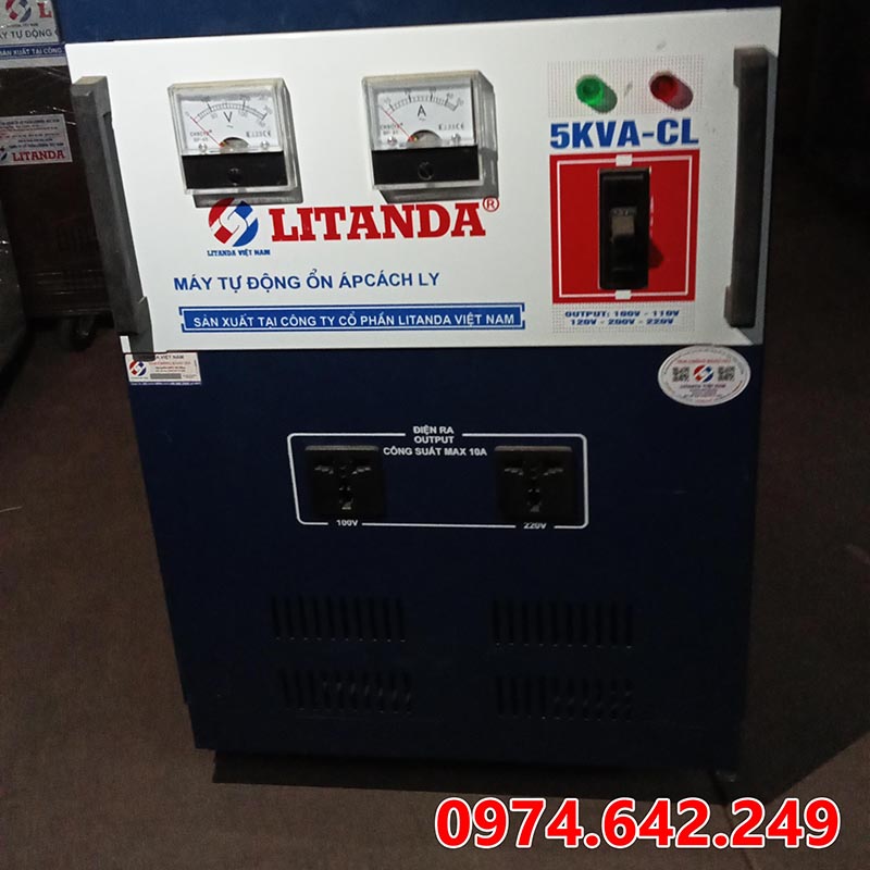 Ổn áp cách ly Litanda 5kVA - CL