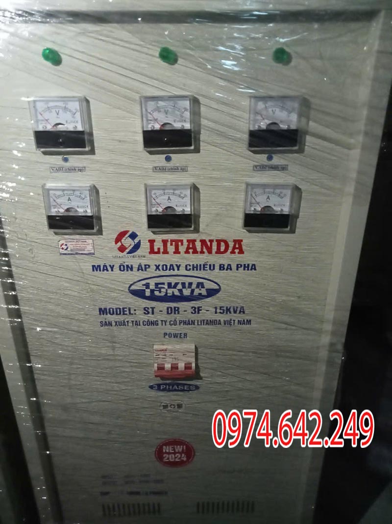 Ổn áp công nghiệp xoay chiều 3 pha Litanda 15kVA