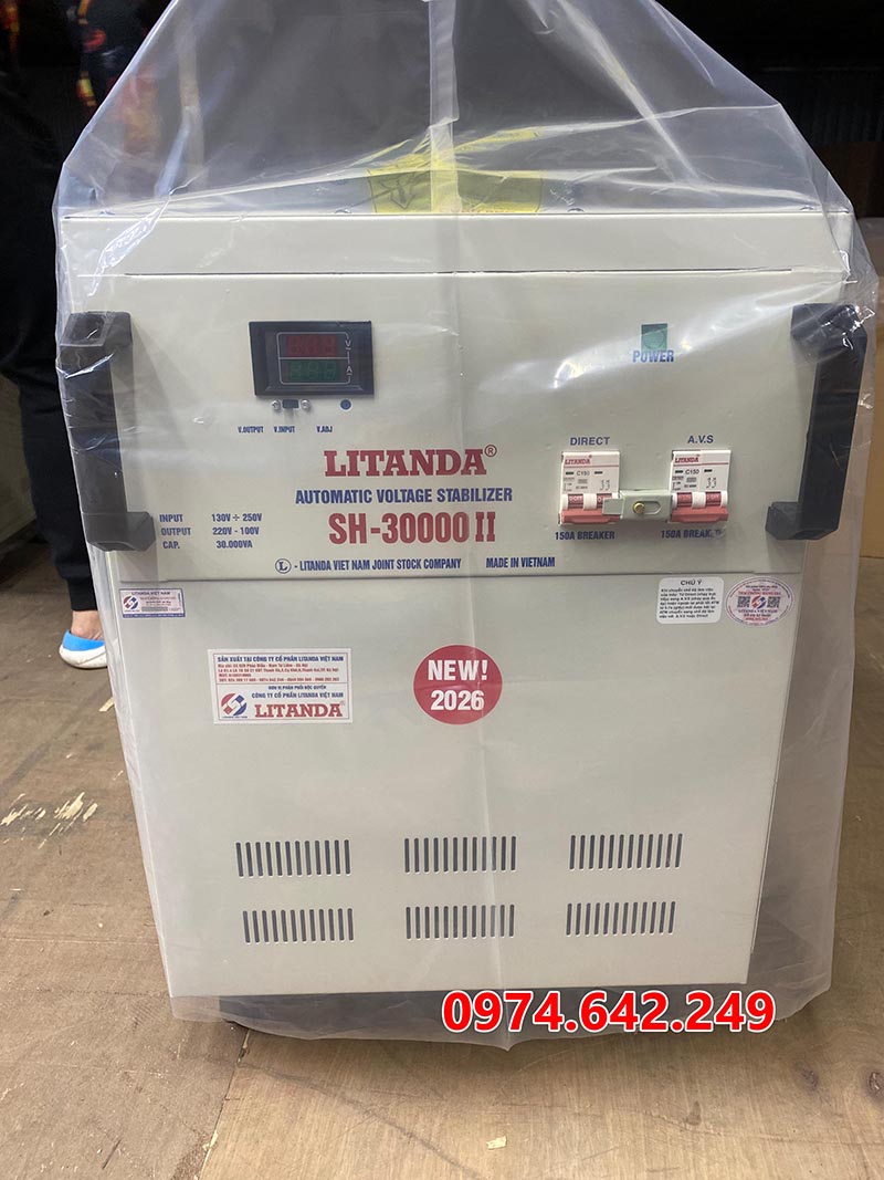 Ổn áp 30kVA 1 pha Litanda SH - 30000II