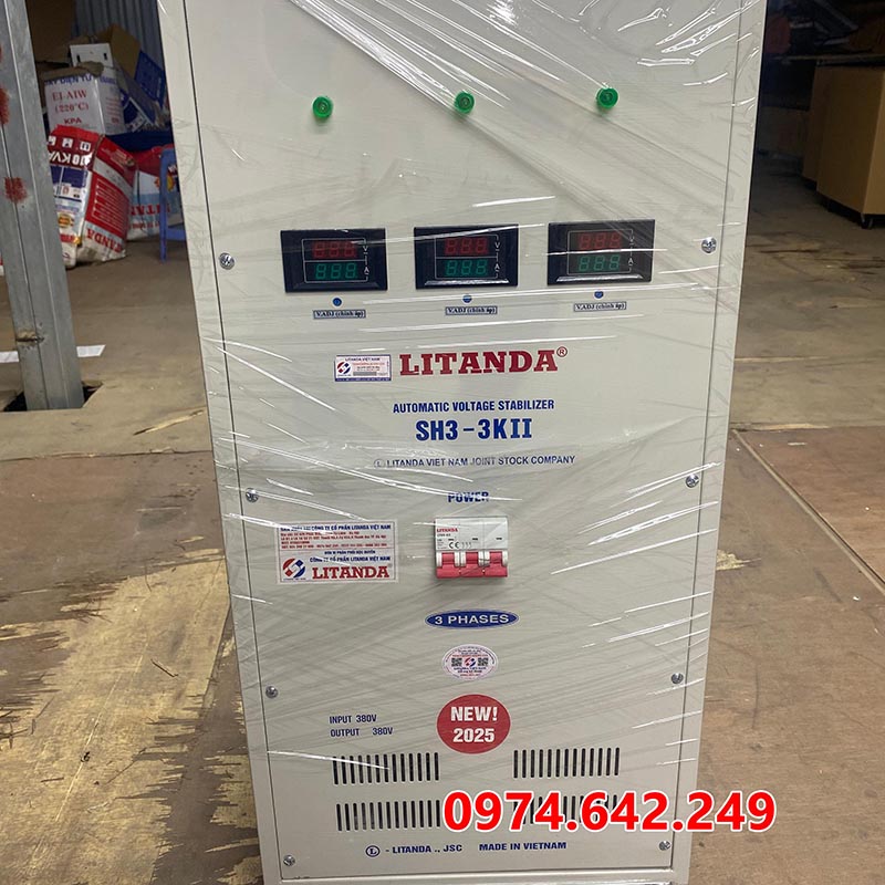 Ổn áp 3kVA Litanda 3 pha SH3 - 3KII