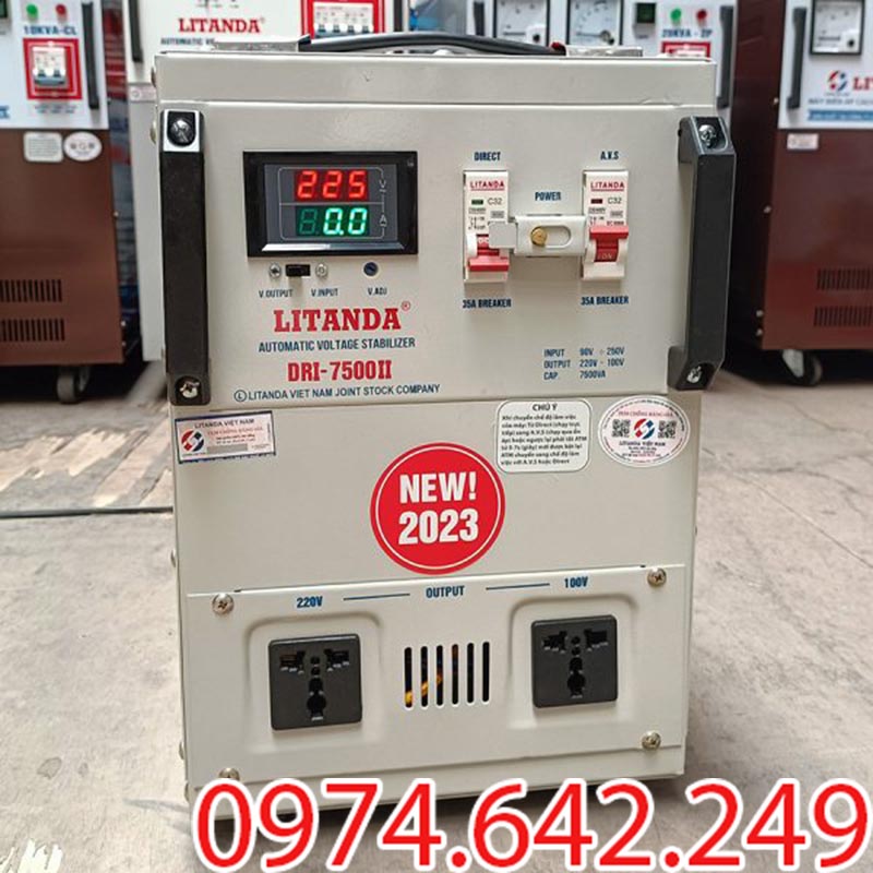 Ổn áp 7.5kVA Litanda DRI - 7500II