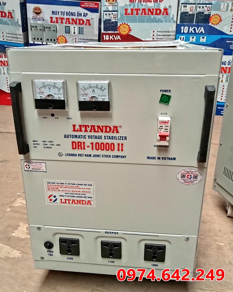 Ổn áp Litanda DRI - 10000II