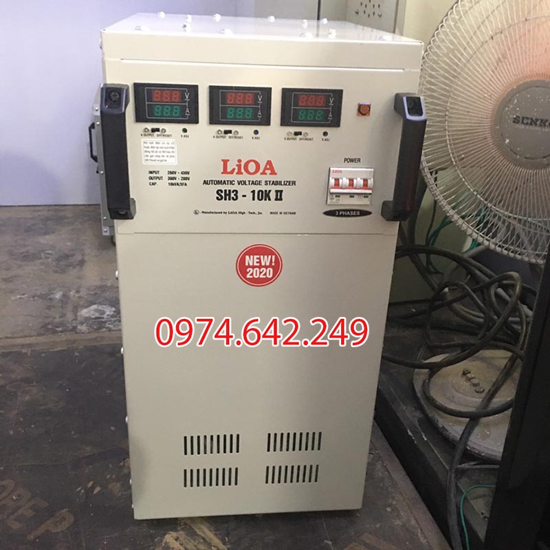 Ổn áp LiOA 10kVA 3 pha SH3 - 10KII được giao cho khách hàng