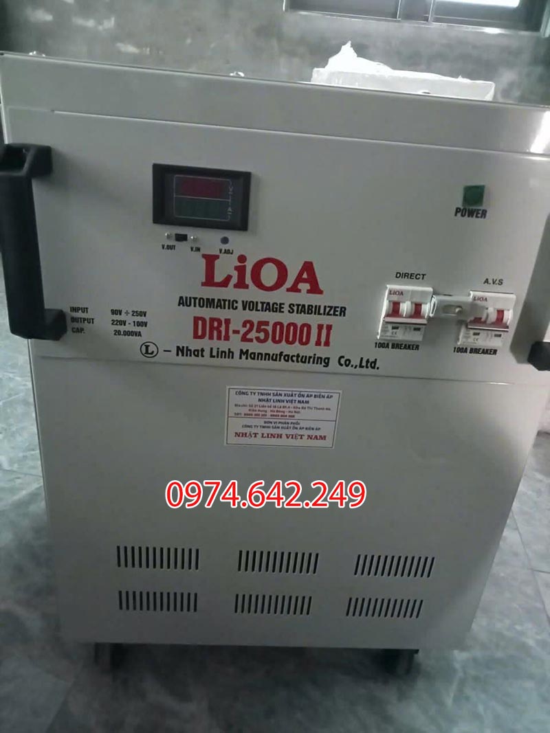 Ổn áp LiOA 25kVA DRI - 25000II