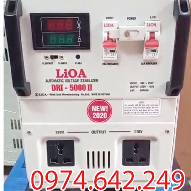 Ổn áp Lioa 5kva DRI - 5000II