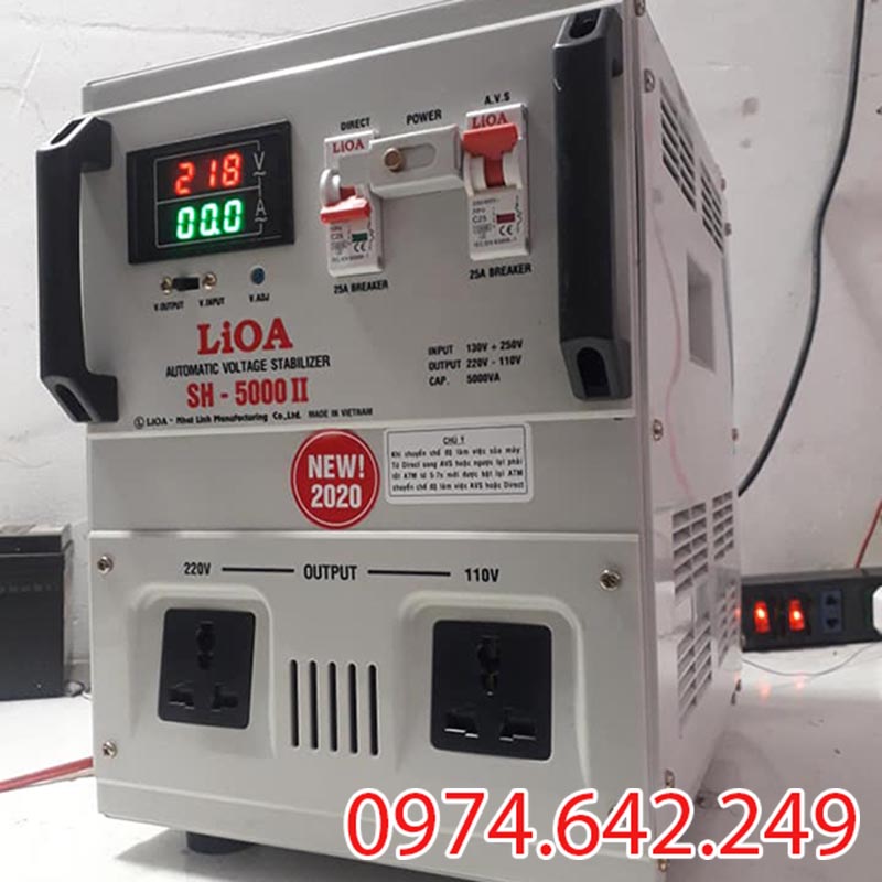 Ổn áp Lioa 5kva SH - 5000II