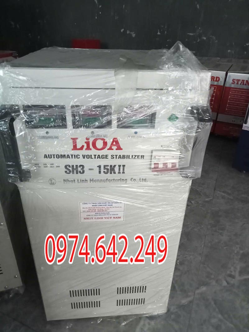 Ổn áp Lioa 15kVA 3 pha SH3 - 15KII