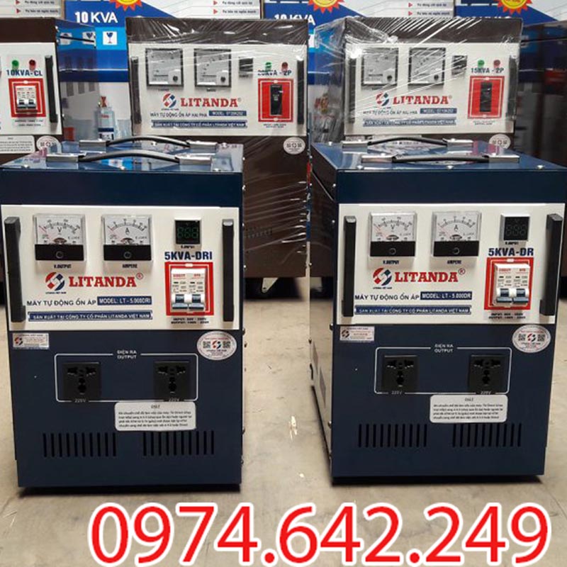 Ổn áp 5kVA Litanda 1 pha