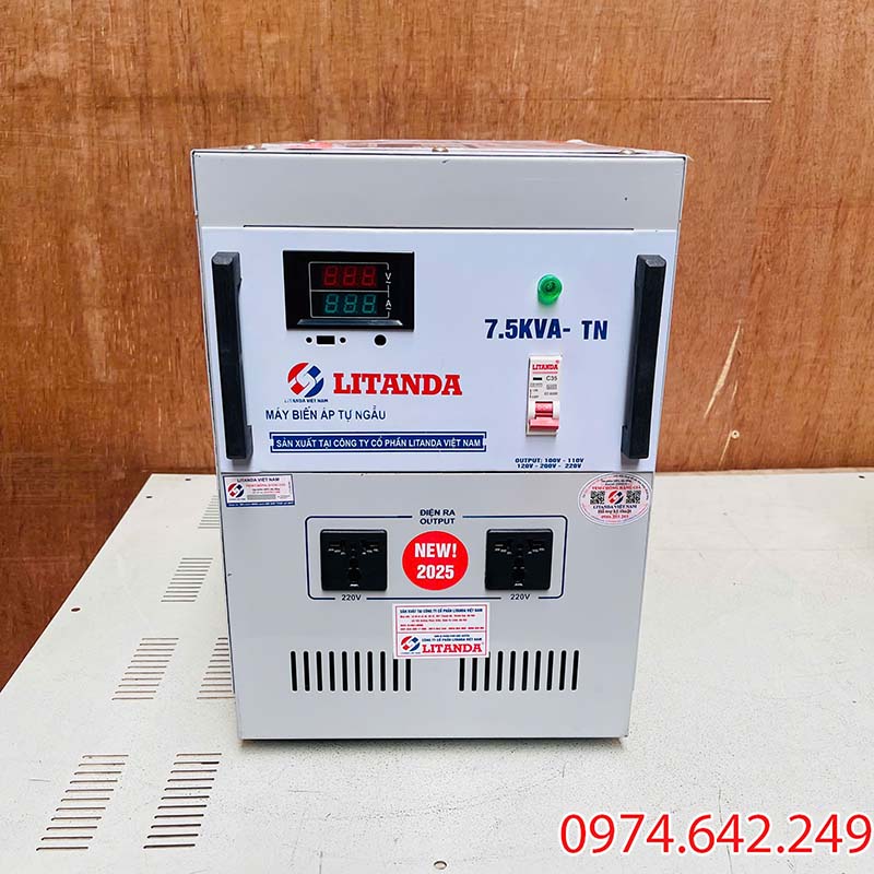 Biến áp tự ngẫu Litanda 7.5kVA
