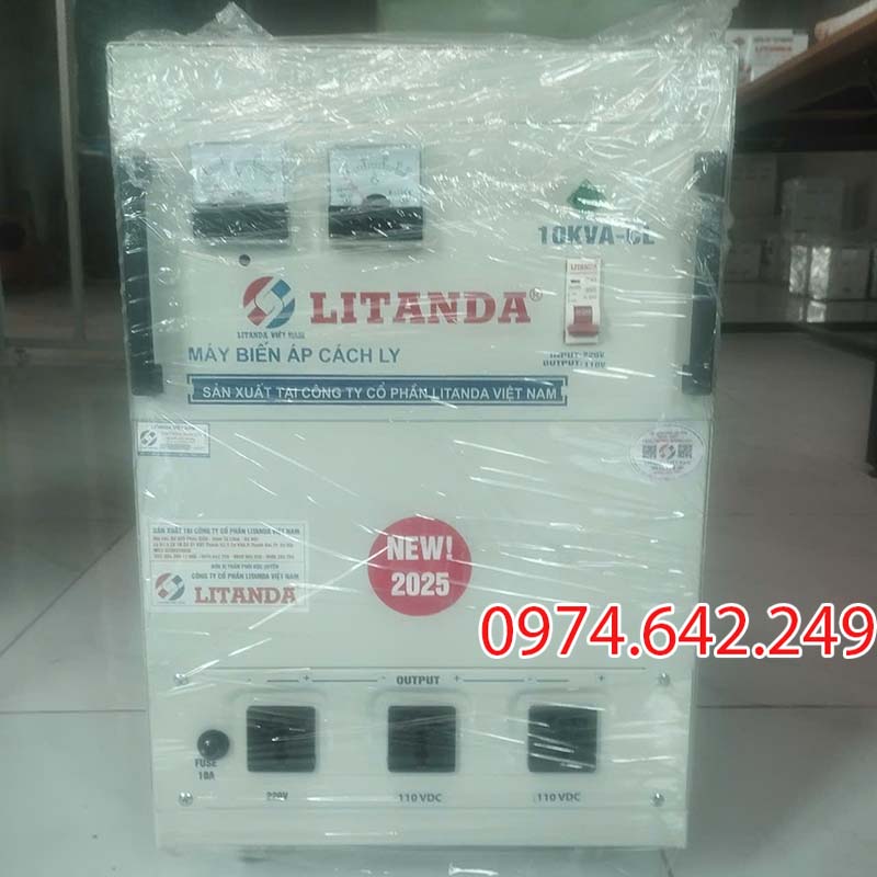 Biến áp 110V Litanda 10kVA