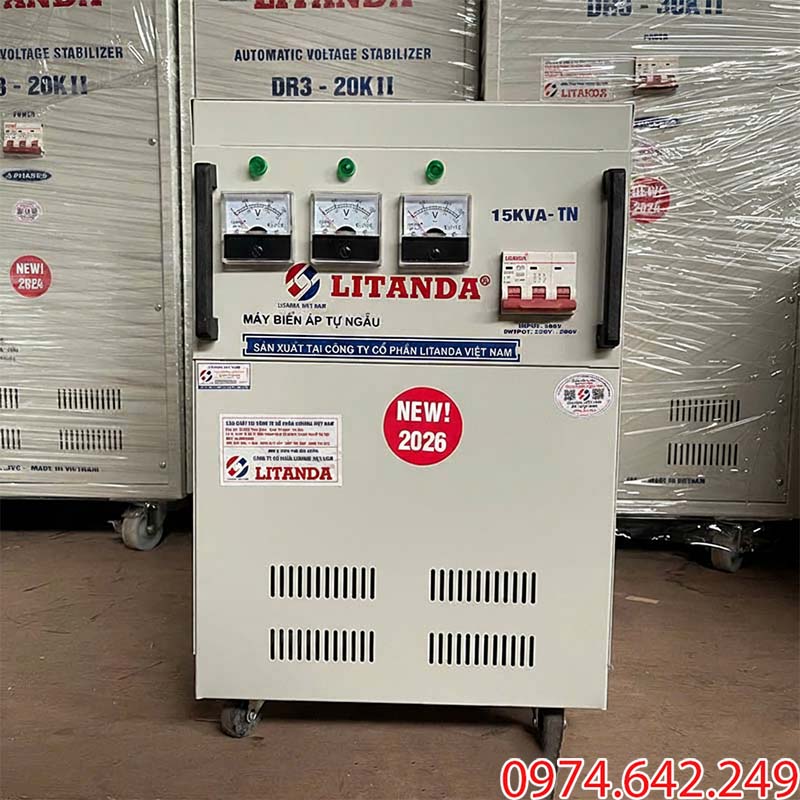 Biến áp 15kVA 1 pha Litanda