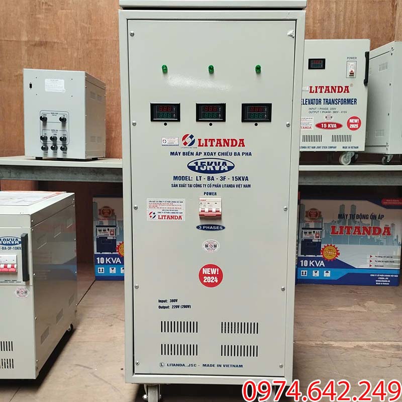 Biến áp 15kVA 3 pha Litanda