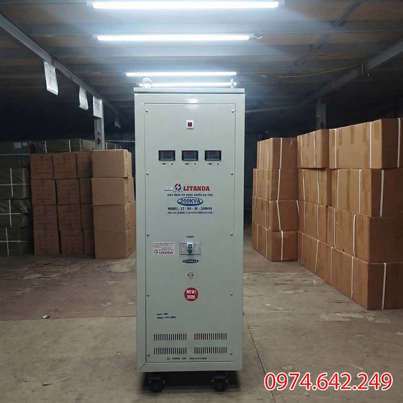 Biến áp 200kVA 3 pha Litanda