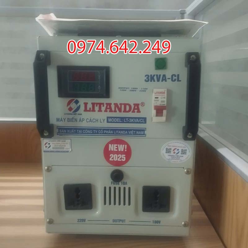 Biến áp cách ly 3kVA Litanda