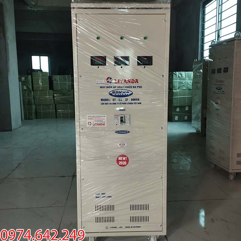 Biến áp 60kVA 3 pha Litanda