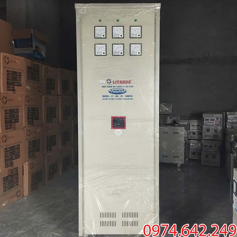 Biến áp cách ly 100kVA 3 pha