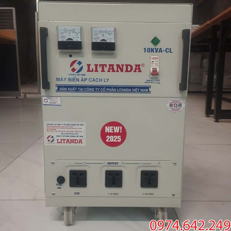 Biến áp cách ly 10kVA Litanda
