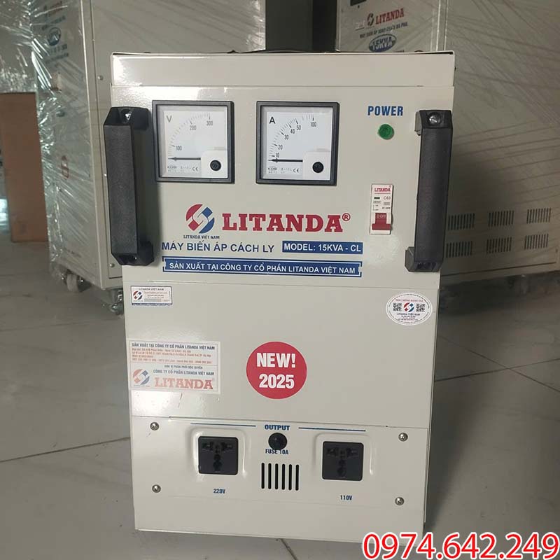 Biến áp cách ly 15kVA Litanda