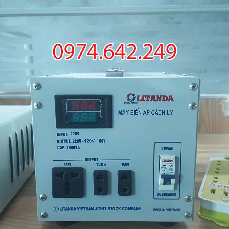 Biến áp cách ly 1kVA Litanda