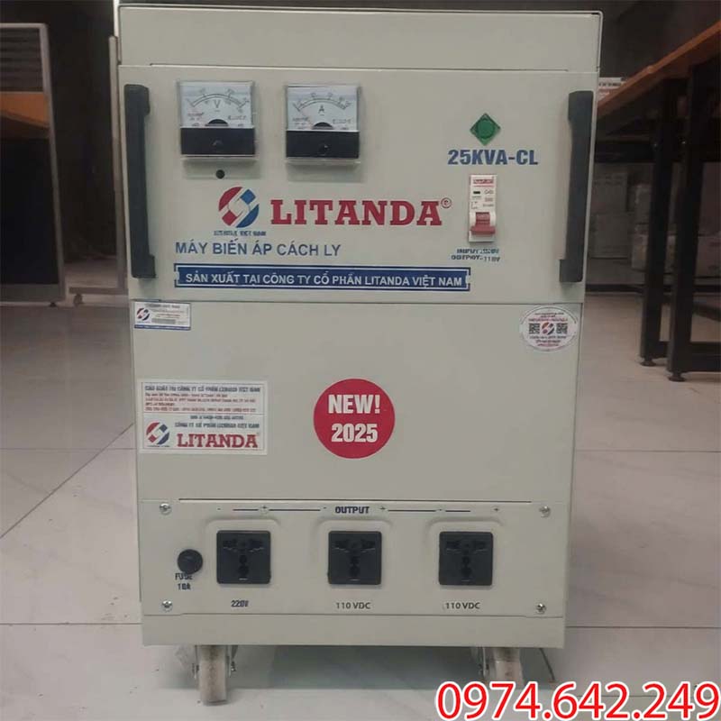 Biến áp Cách Ly 25kVA Litanda
