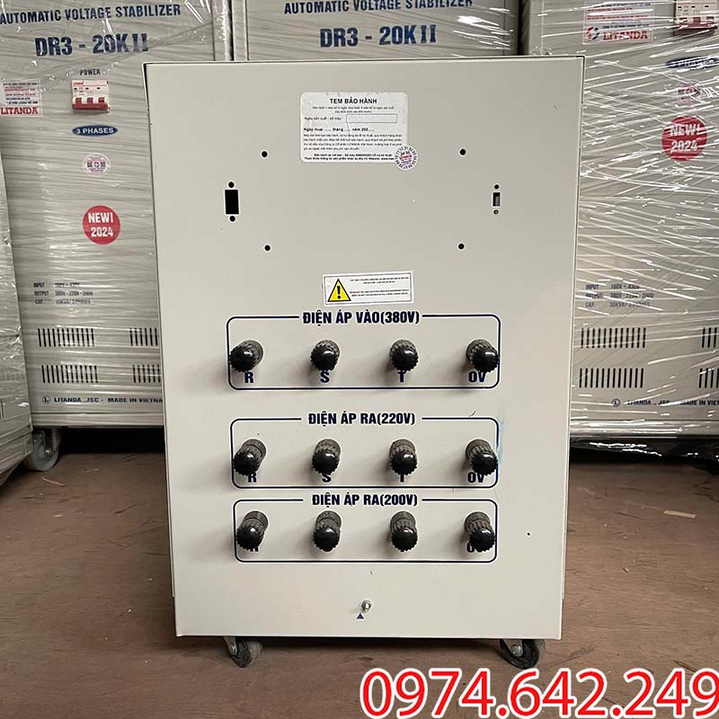 Đằng sau biến áp 20kVA 1 pha Litanda